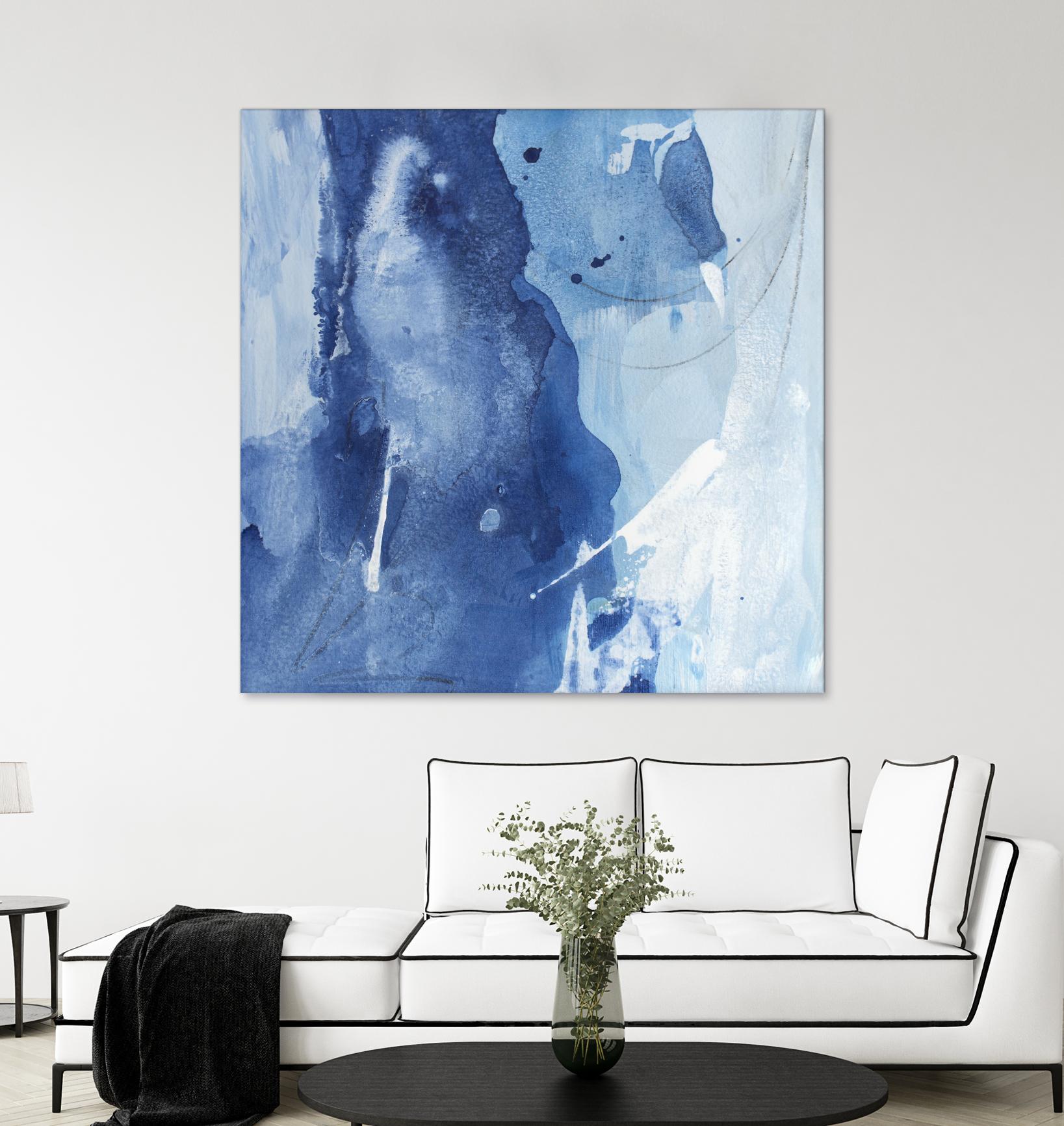 Coastal North I by Julia Contacessi on GIANT ART - blue abstract