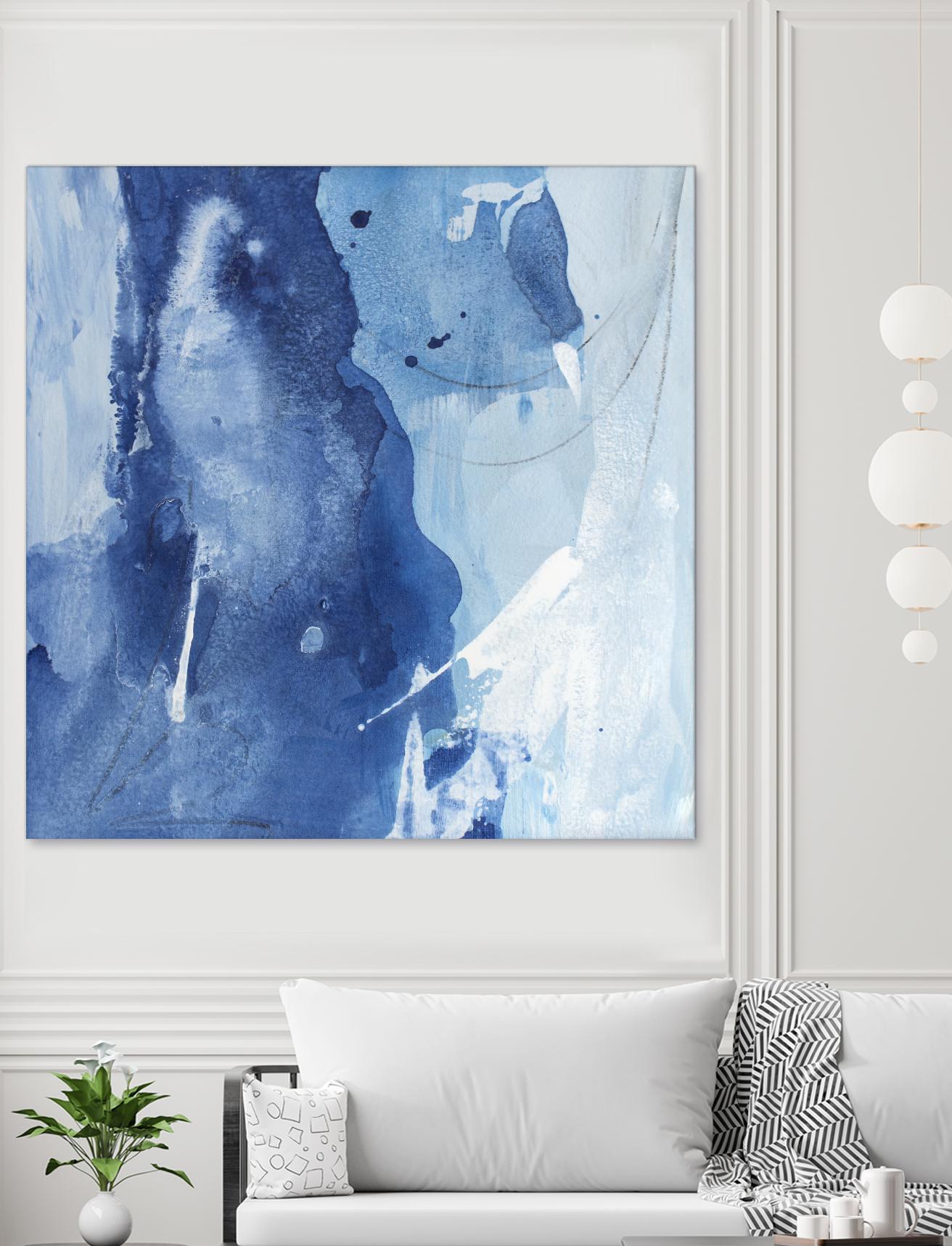 Coastal North I by Julia Contacessi on GIANT ART - blue abstract