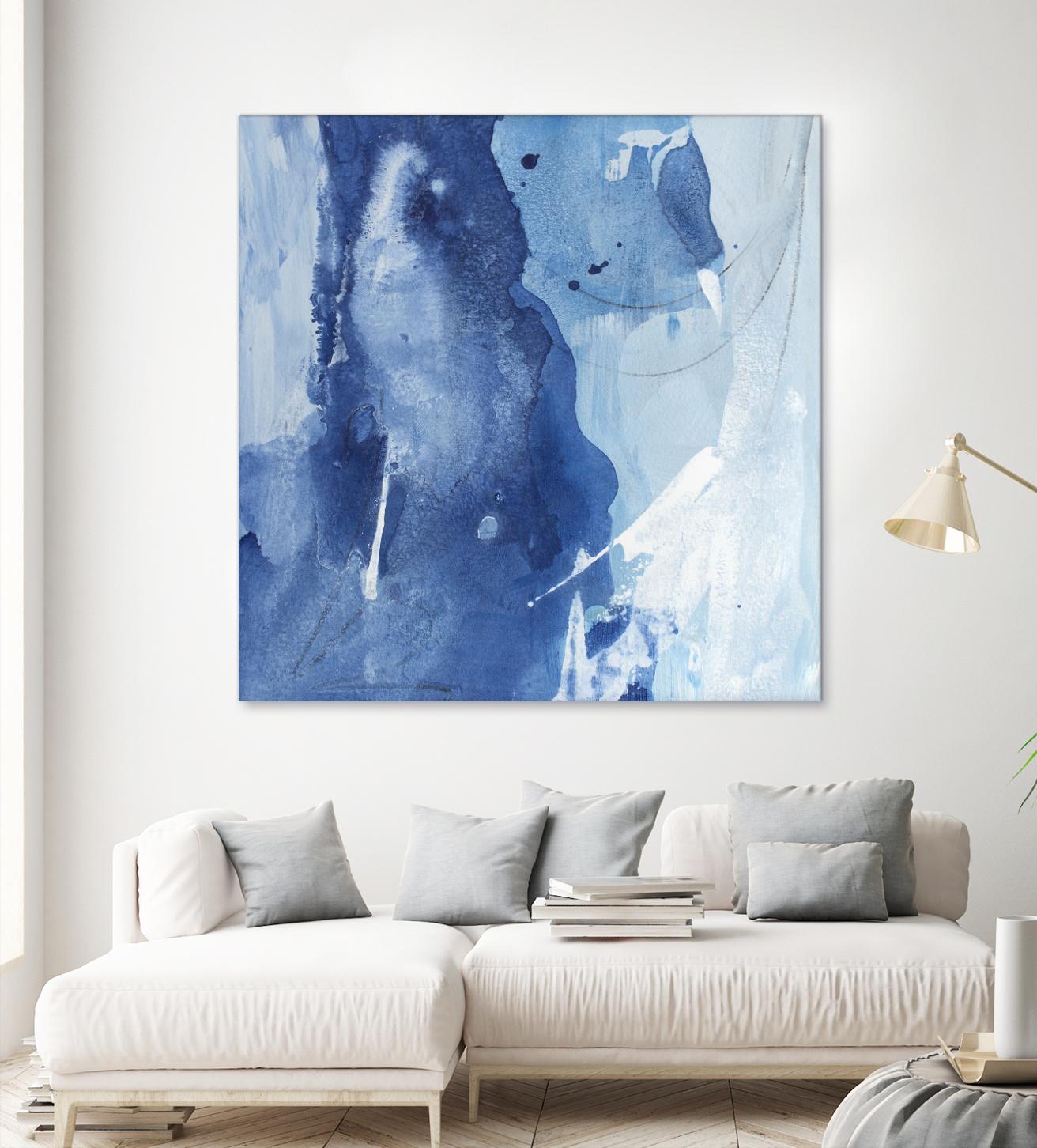 Coastal North I by Julia Contacessi on GIANT ART - blue abstract