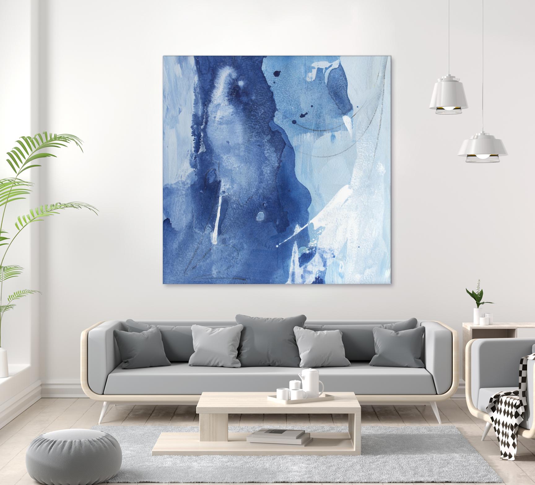 Coastal North I by Julia Contacessi on GIANT ART - blue abstract