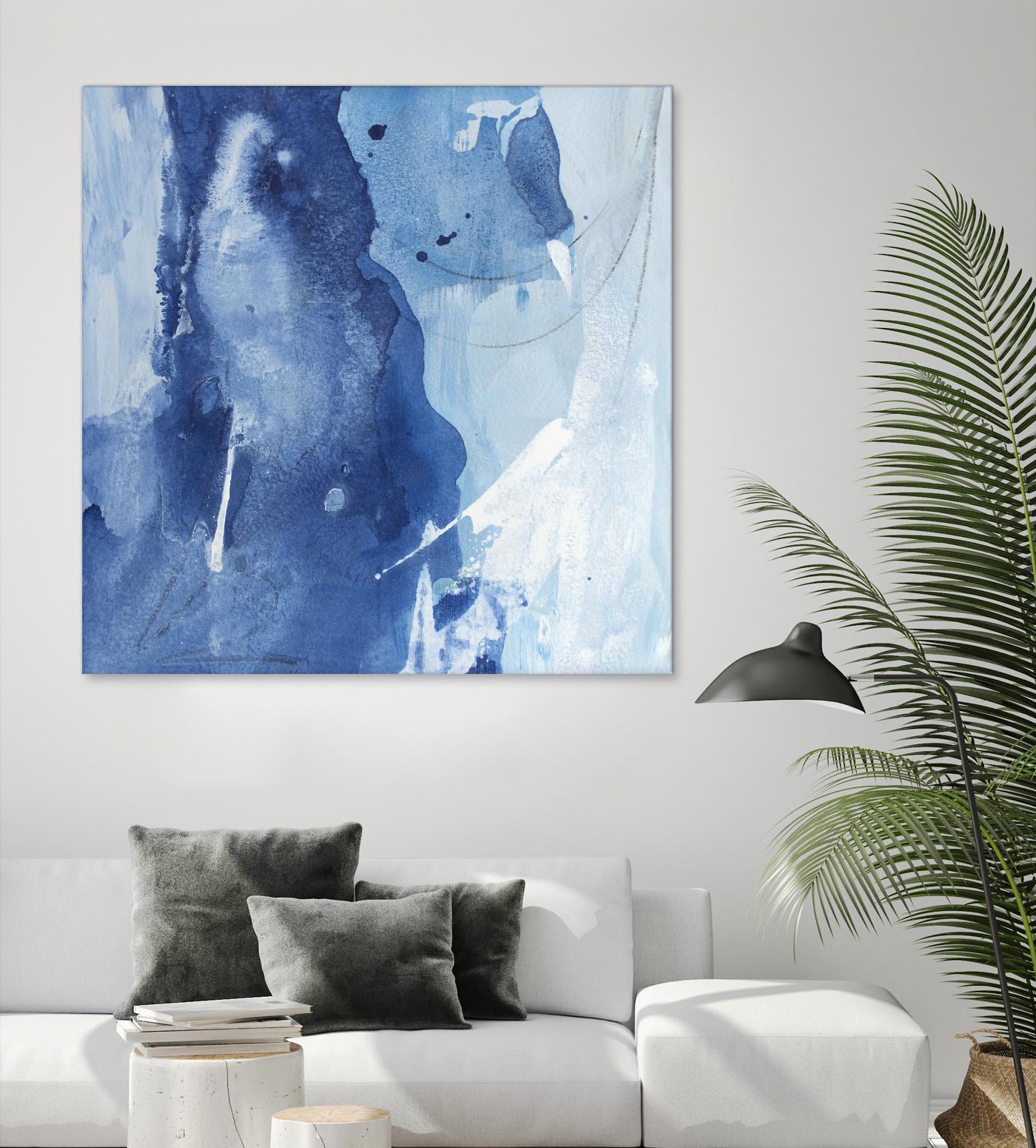 Coastal North I by Julia Contacessi on GIANT ART - blue abstract