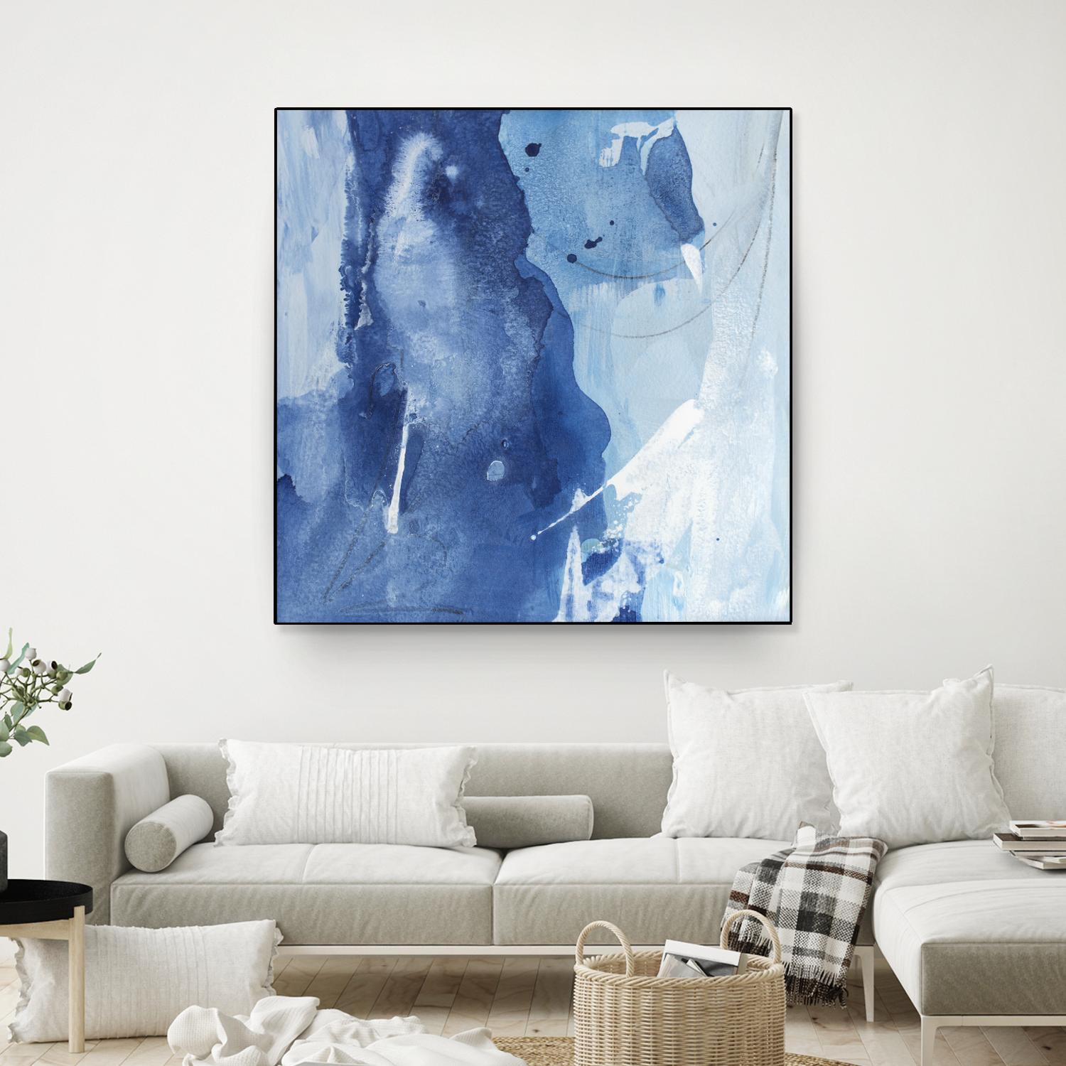 Coastal North I by Julia Contacessi on GIANT ART - blue abstract
