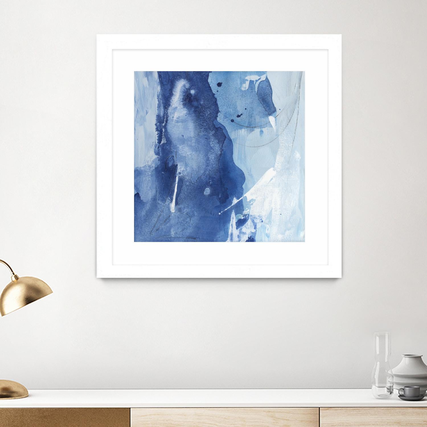 Coastal North I by Julia Contacessi on GIANT ART - blue abstract