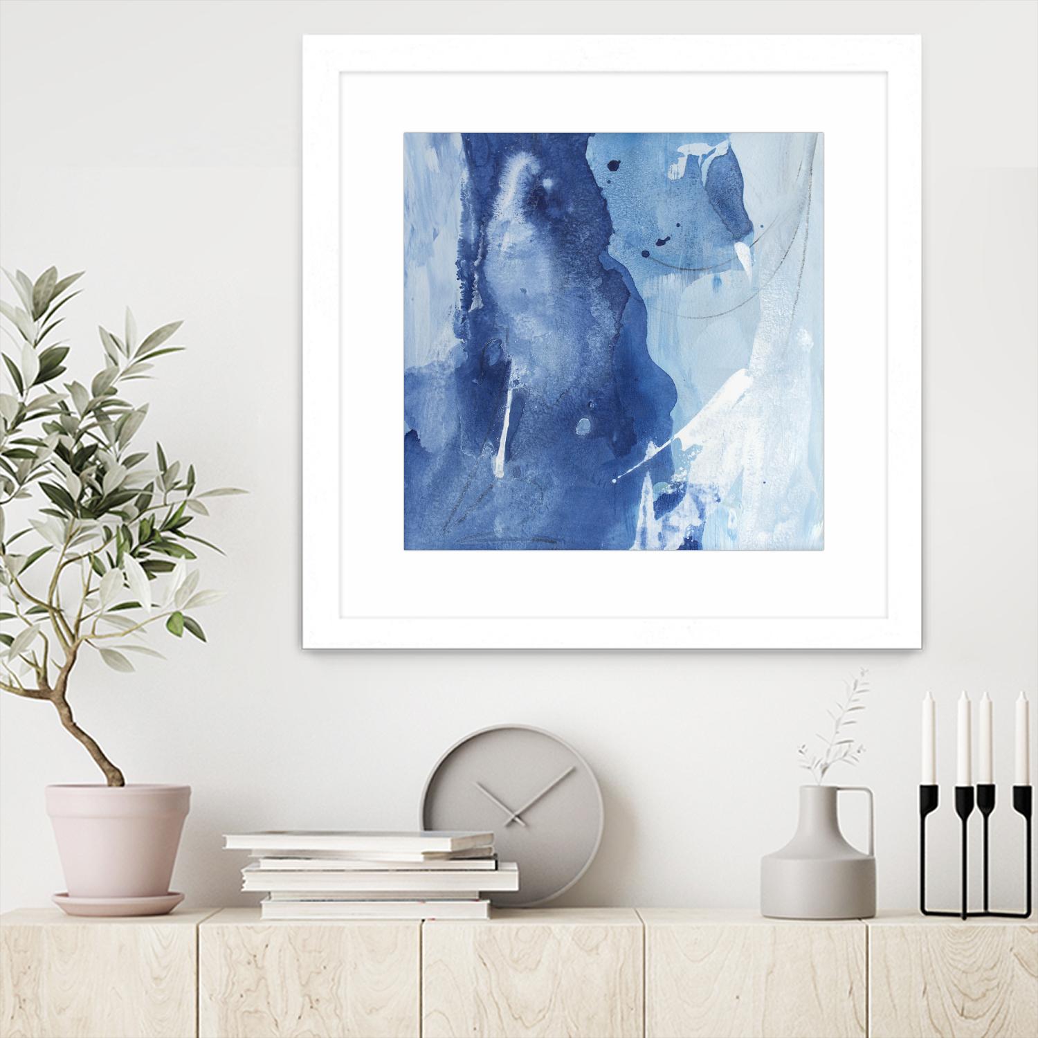 Coastal North I by Julia Contacessi on GIANT ART - blue abstract