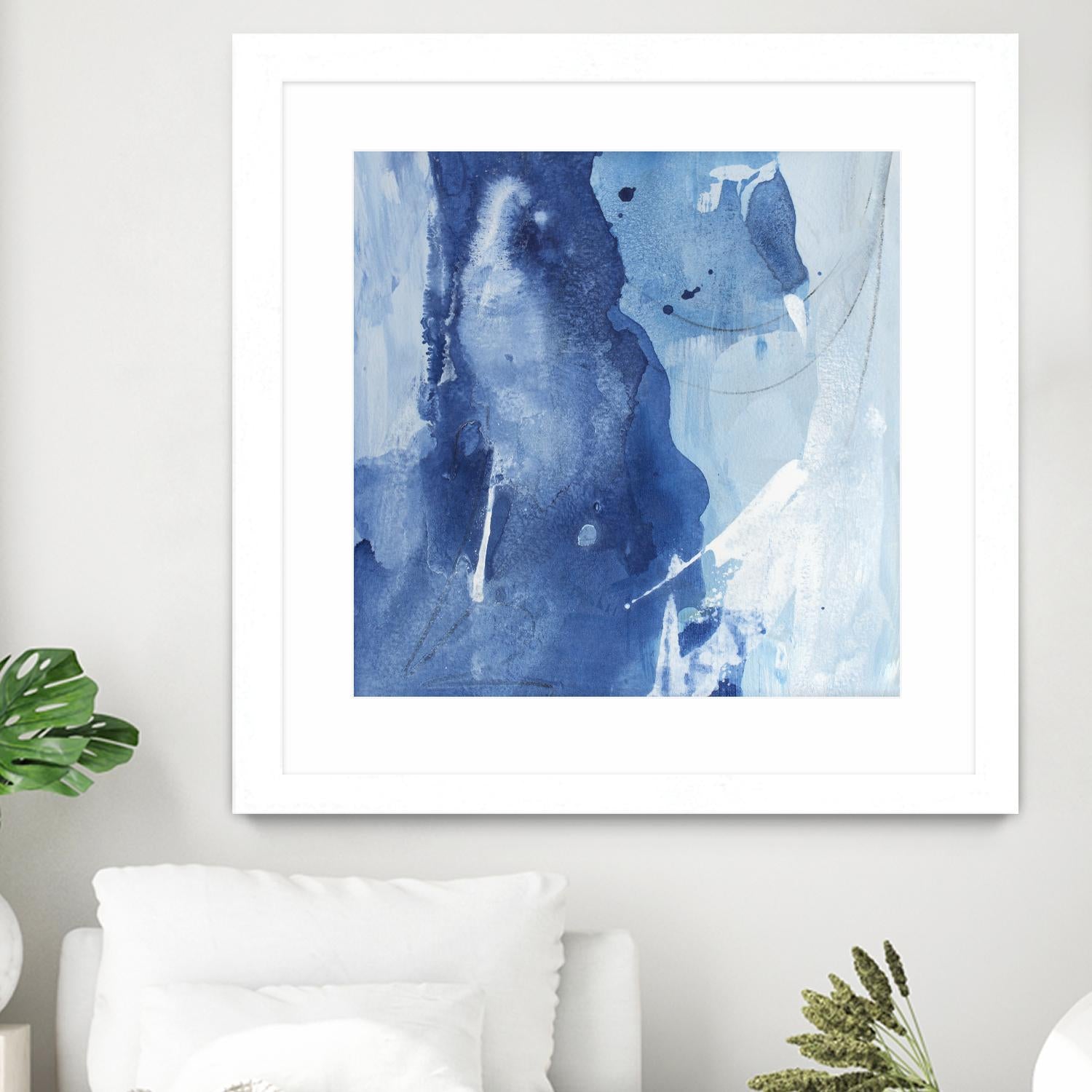 Coastal North I by Julia Contacessi on GIANT ART - blue abstract