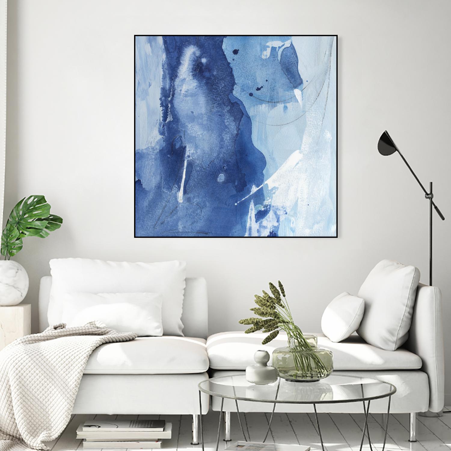 Coastal North I by Julia Contacessi on GIANT ART - blue abstract