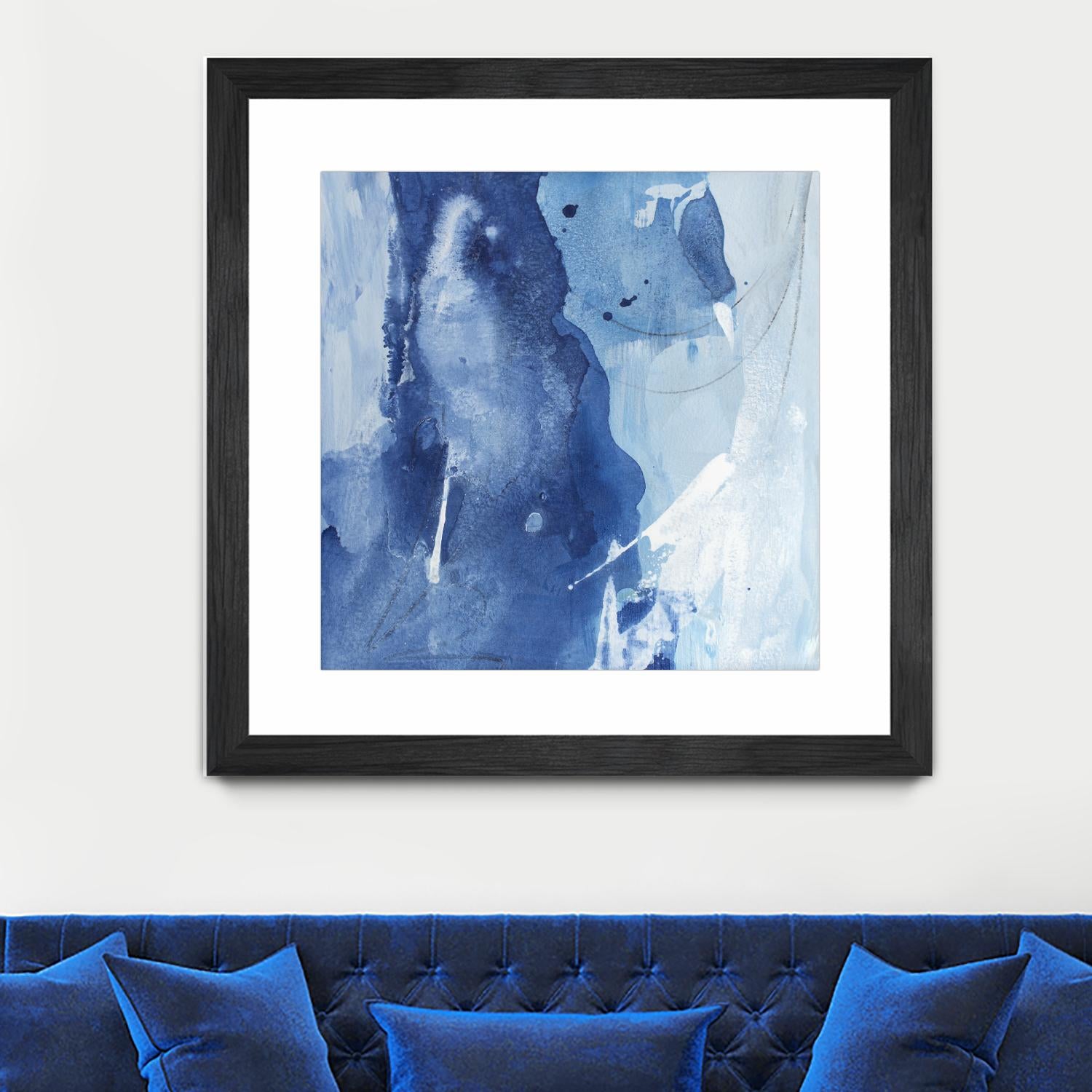 Coastal North I by Julia Contacessi on GIANT ART - blue abstract