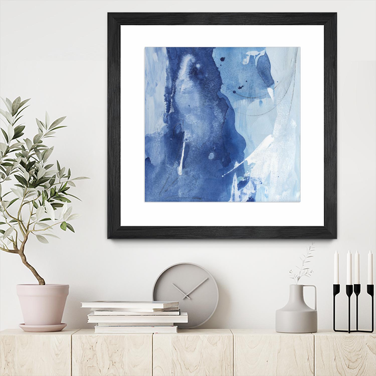 Coastal North I by Julia Contacessi on GIANT ART - blue abstract
