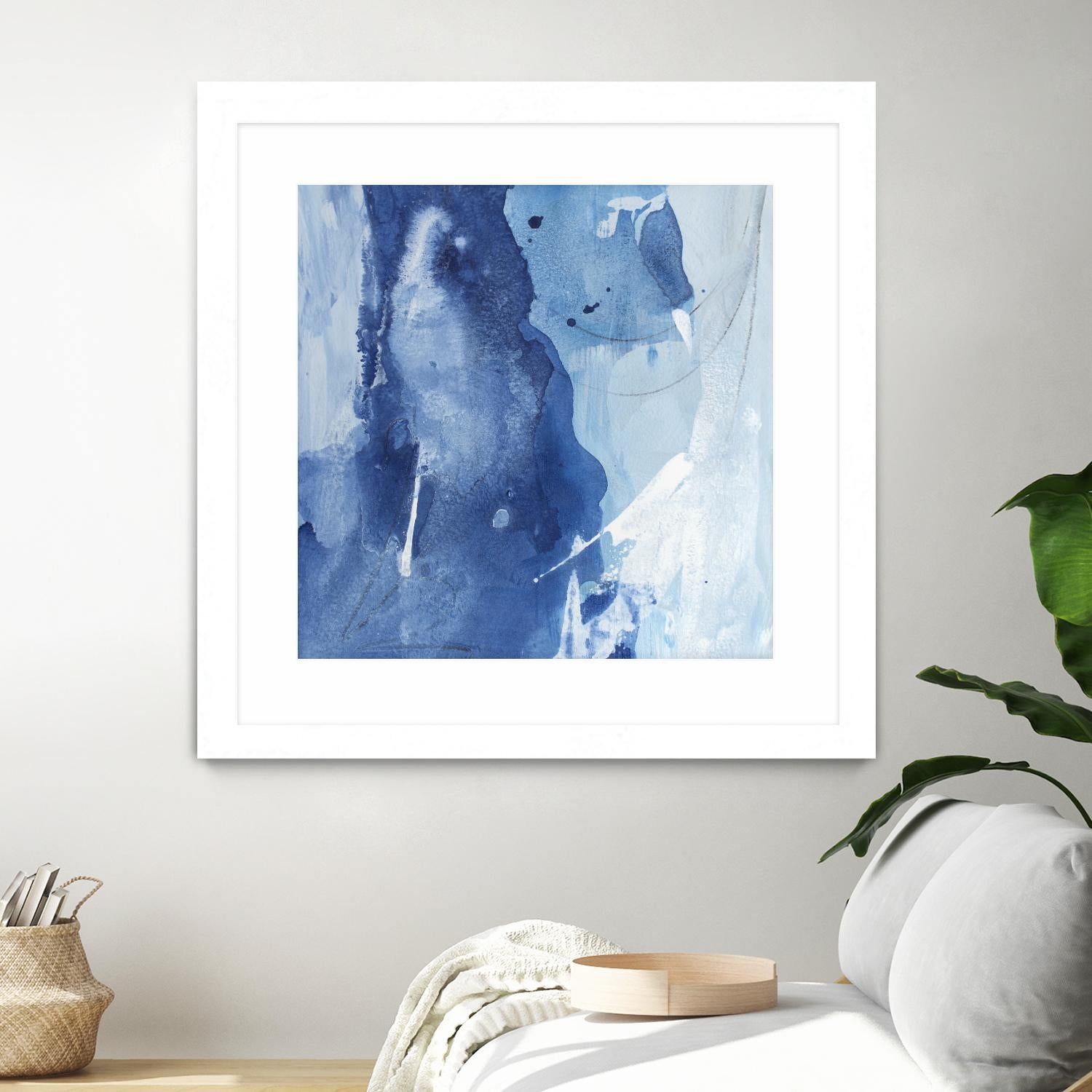 Coastal North I by Julia Contacessi on GIANT ART - blue abstract