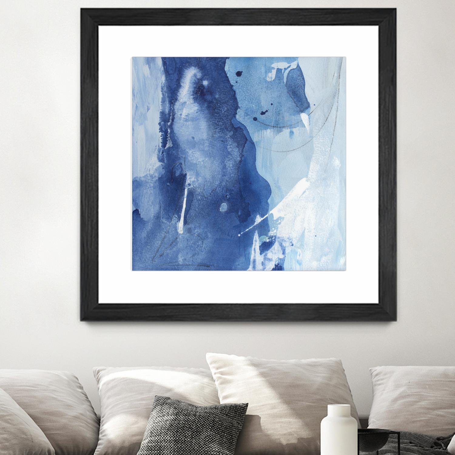 Coastal North I by Julia Contacessi on GIANT ART - blue abstract