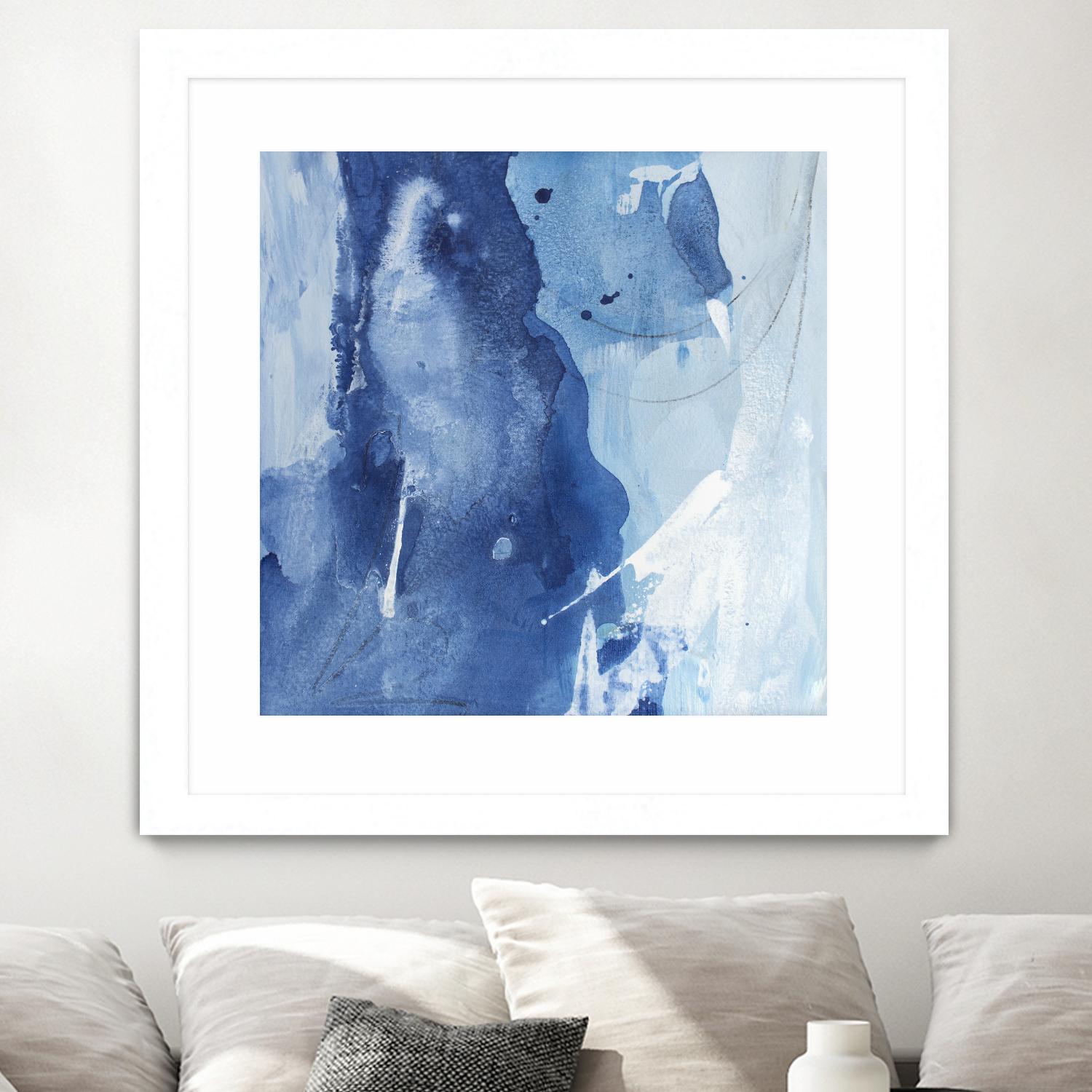 Coastal North I by Julia Contacessi on GIANT ART - blue abstract
