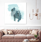 Aqua Stellar I by June Erica Vess on GIANT ART - blue abstract