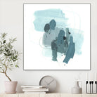 Aqua Stellar I by June Erica Vess on GIANT ART - blue abstract