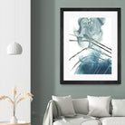 Bella Indigo I by June Erica Vess on GIANT ART - blue abstract