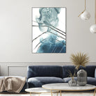 Bella Indigo I by June Erica Vess on GIANT ART - blue abstract