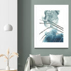 Bella Indigo I by June Erica Vess on GIANT ART - blue abstract