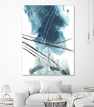 Bella Indigo II by June Erica Vess on GIANT ART - blue abstract
