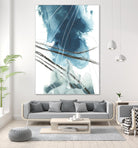 Bella Indigo II by June Erica Vess on GIANT ART - blue abstract