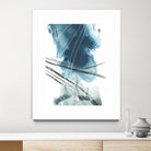 Bella Indigo II by June Erica Vess on GIANT ART - blue abstract