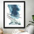 Bella Indigo II by June Erica Vess on GIANT ART - blue abstract