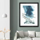 Bella Indigo II by June Erica Vess on GIANT ART - blue abstract