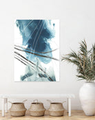 Bella Indigo II by June Erica Vess on GIANT ART - blue abstract