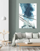 Bella Indigo II by June Erica Vess on GIANT ART - blue abstract