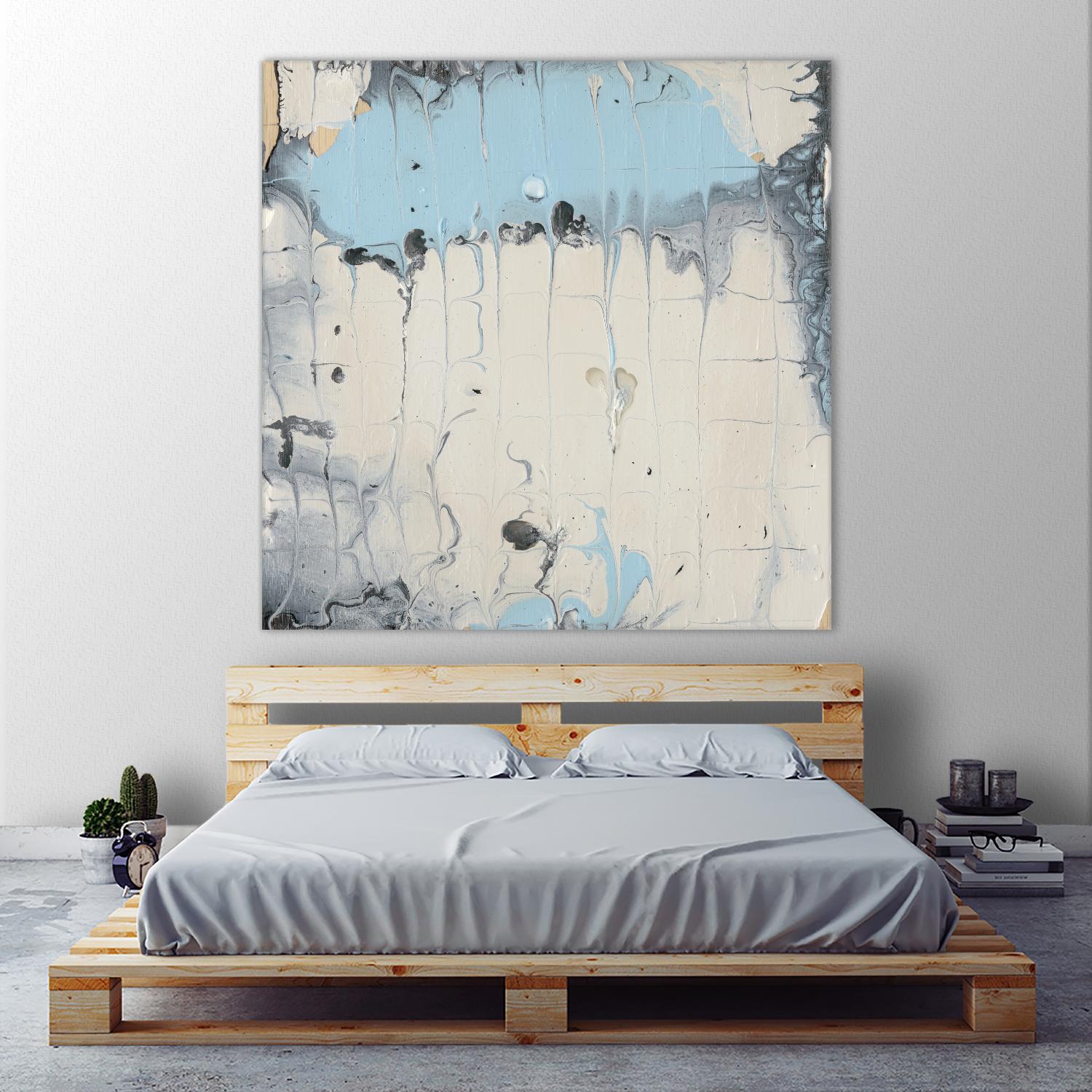 Rainmaker I by Alicia Ludwig on GIANT ART - blue abstract