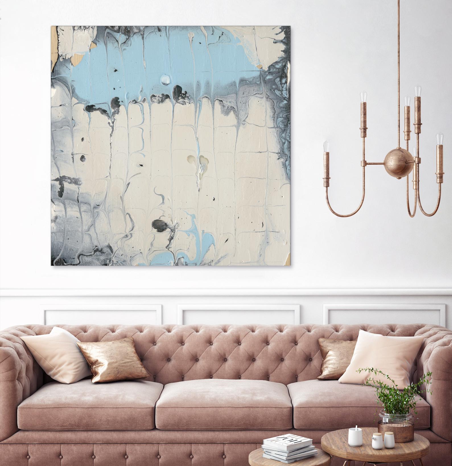 Rainmaker I by Alicia Ludwig on GIANT ART - blue abstract