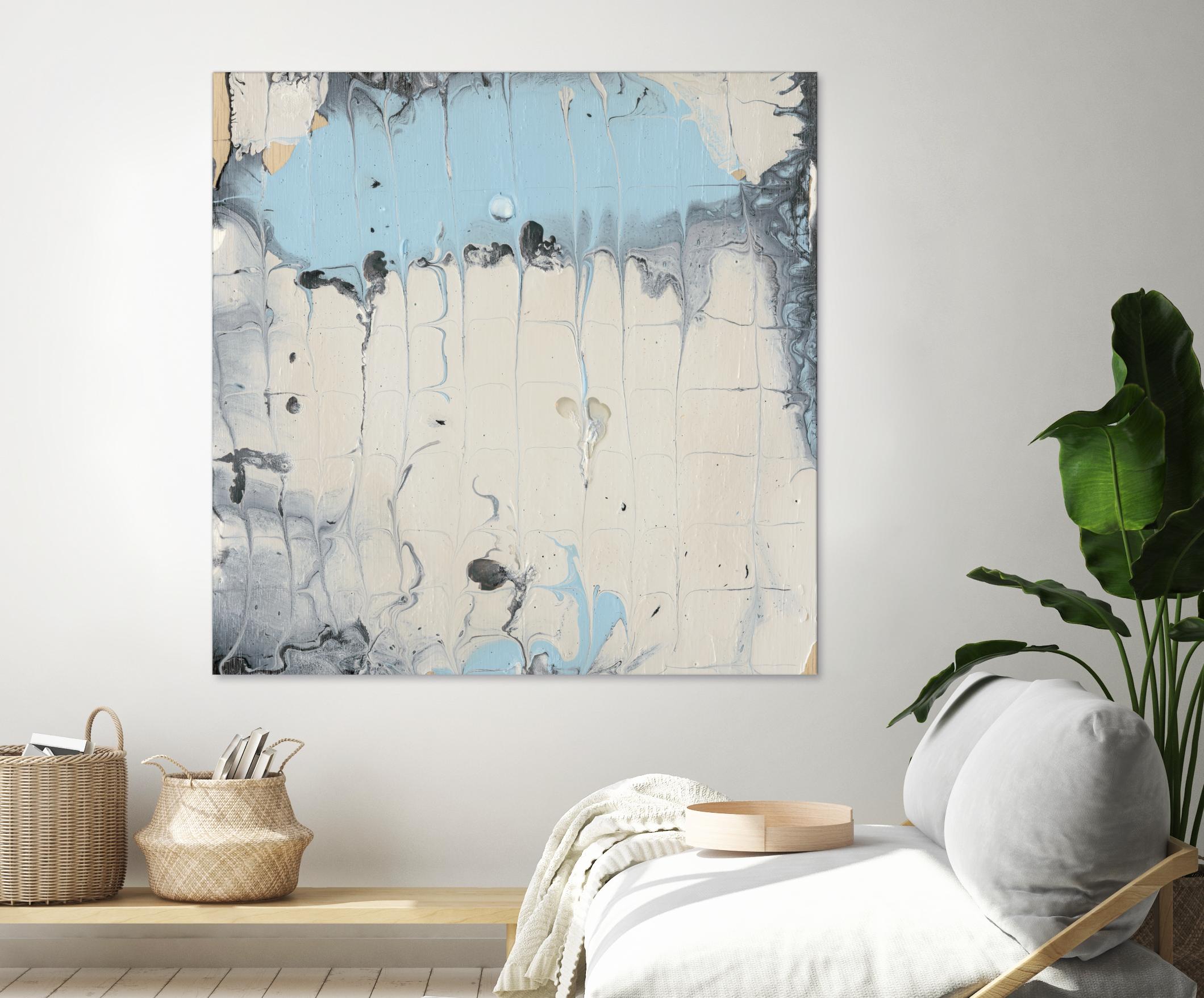 Rainmaker I by Alicia Ludwig on GIANT ART - blue abstract