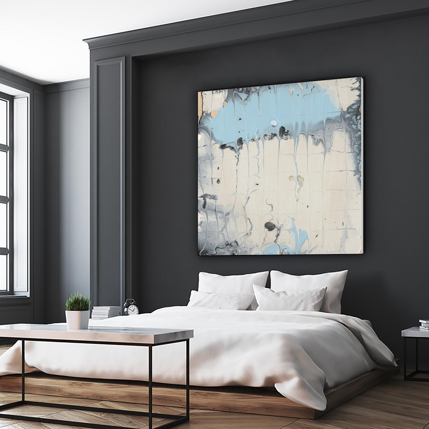 Rainmaker I by Alicia Ludwig on GIANT ART - blue abstract