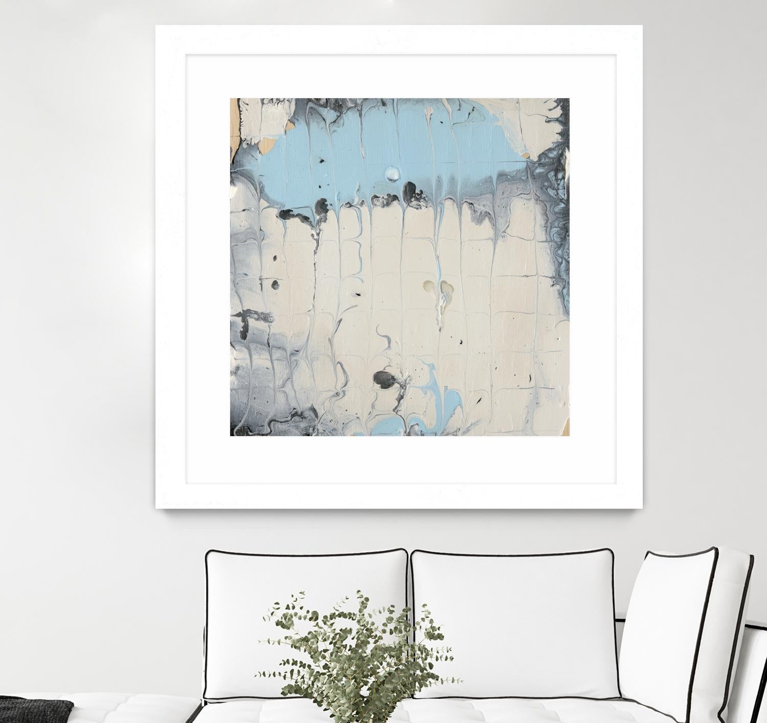 Rainmaker I by Alicia Ludwig on GIANT ART - blue abstract