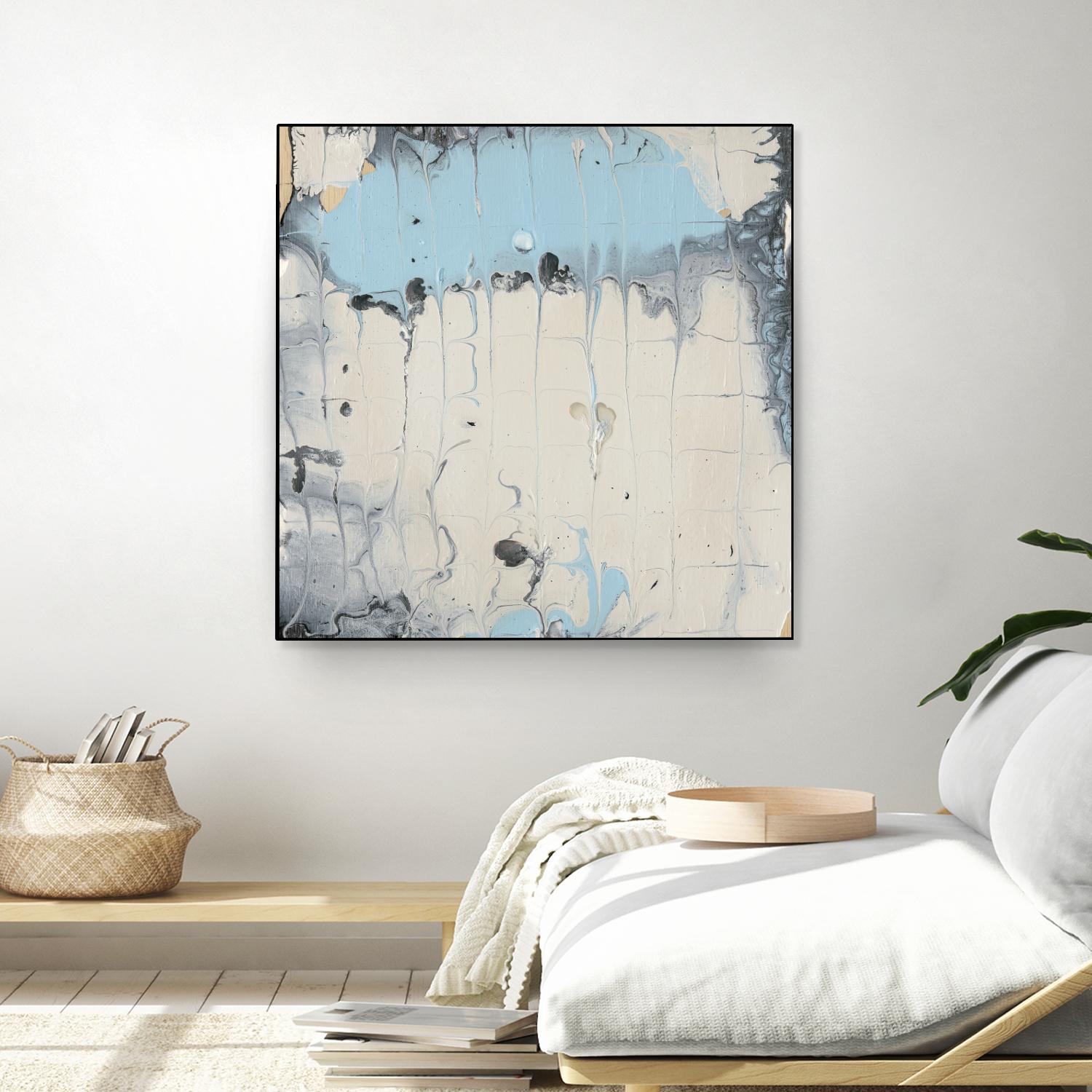 Rainmaker I by Alicia Ludwig on GIANT ART - blue abstract