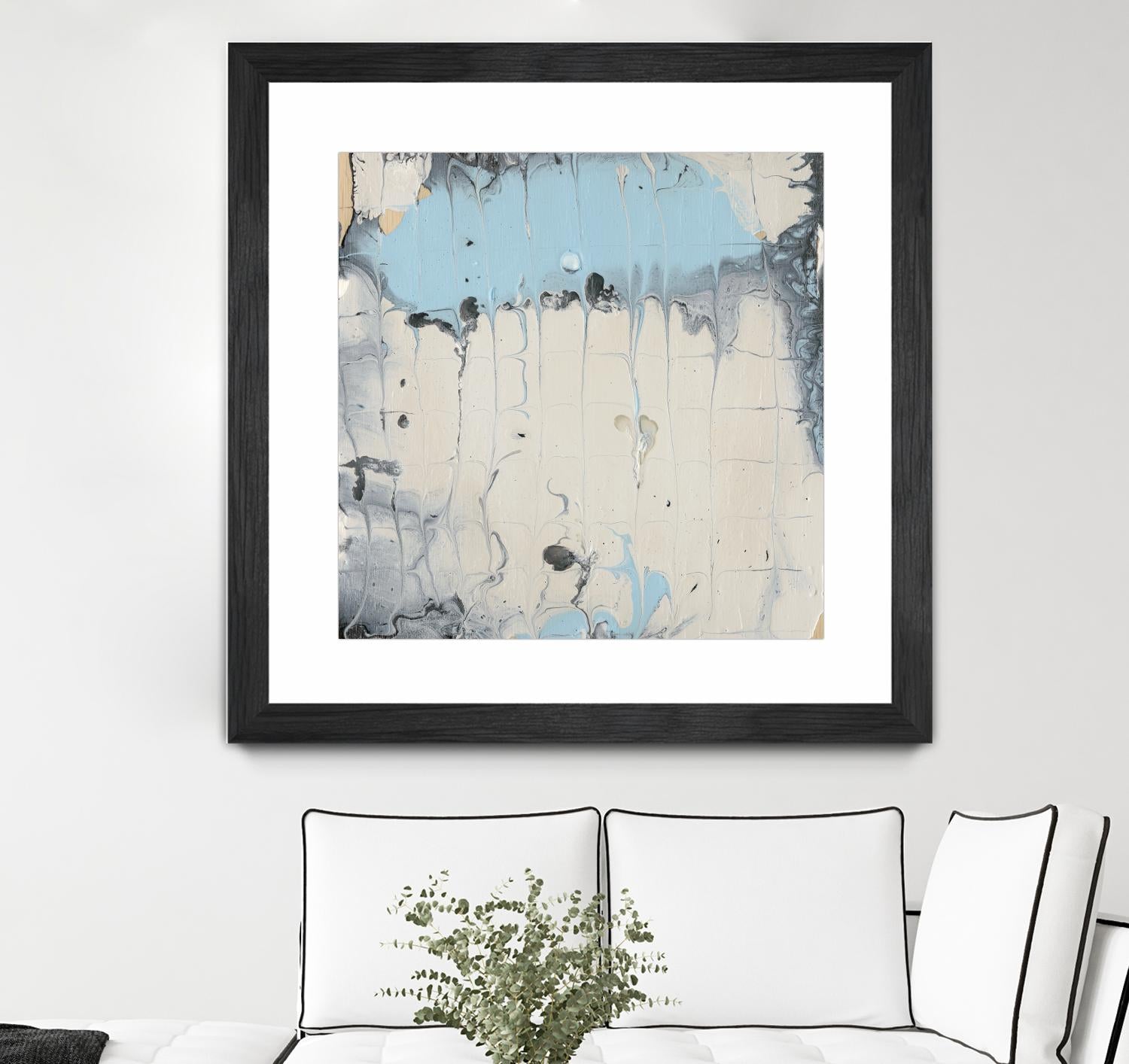 Rainmaker I by Alicia Ludwig on GIANT ART - blue abstract