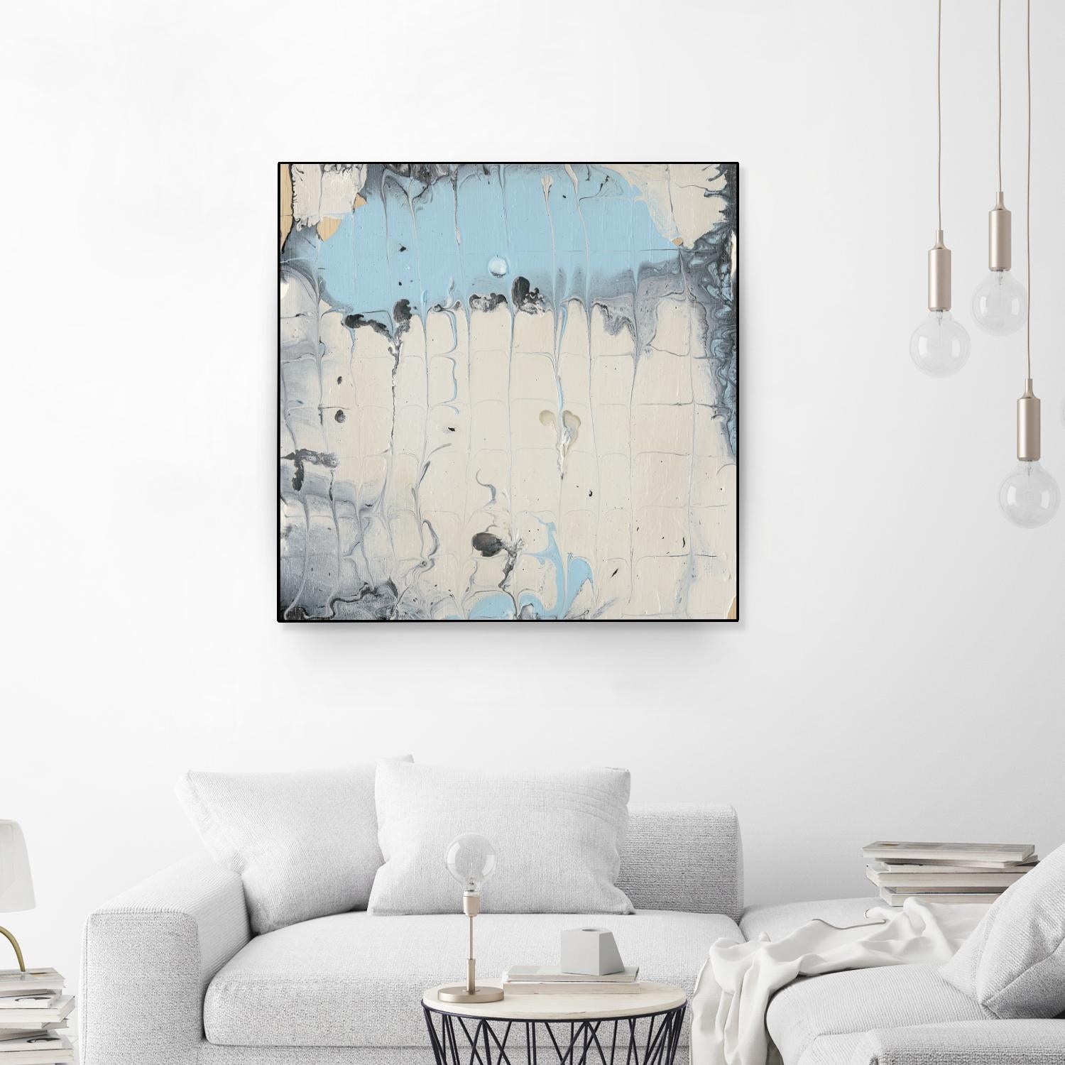 Rainmaker I by Alicia Ludwig on GIANT ART - blue abstract