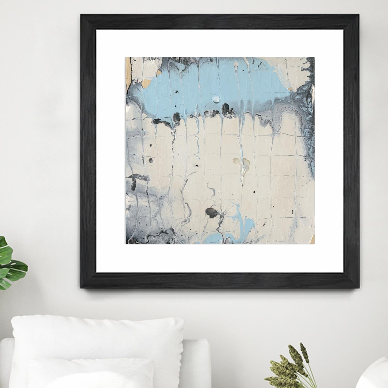 Rainmaker I by Alicia Ludwig on GIANT ART - blue abstract
