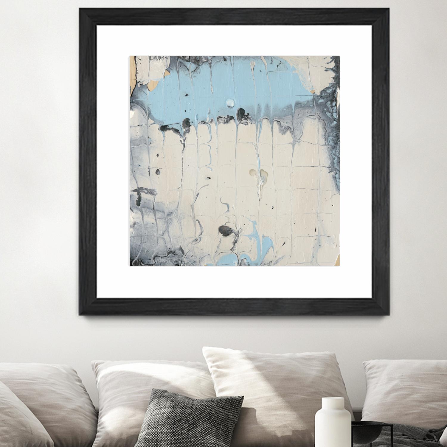 Rainmaker I by Alicia Ludwig on GIANT ART - blue abstract