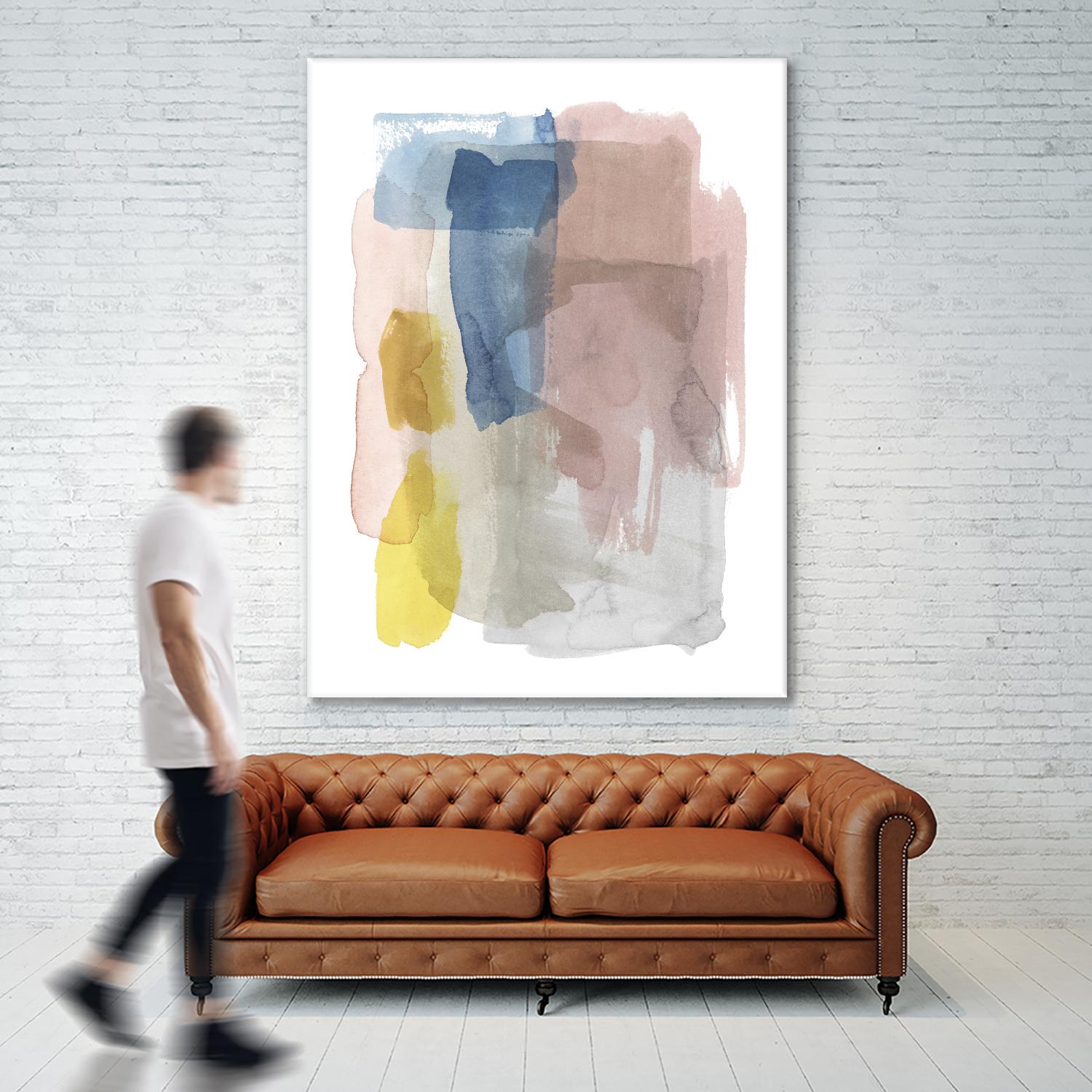 Puddle Pastel I by Grace Popp on GIANT ART - pastels abstract