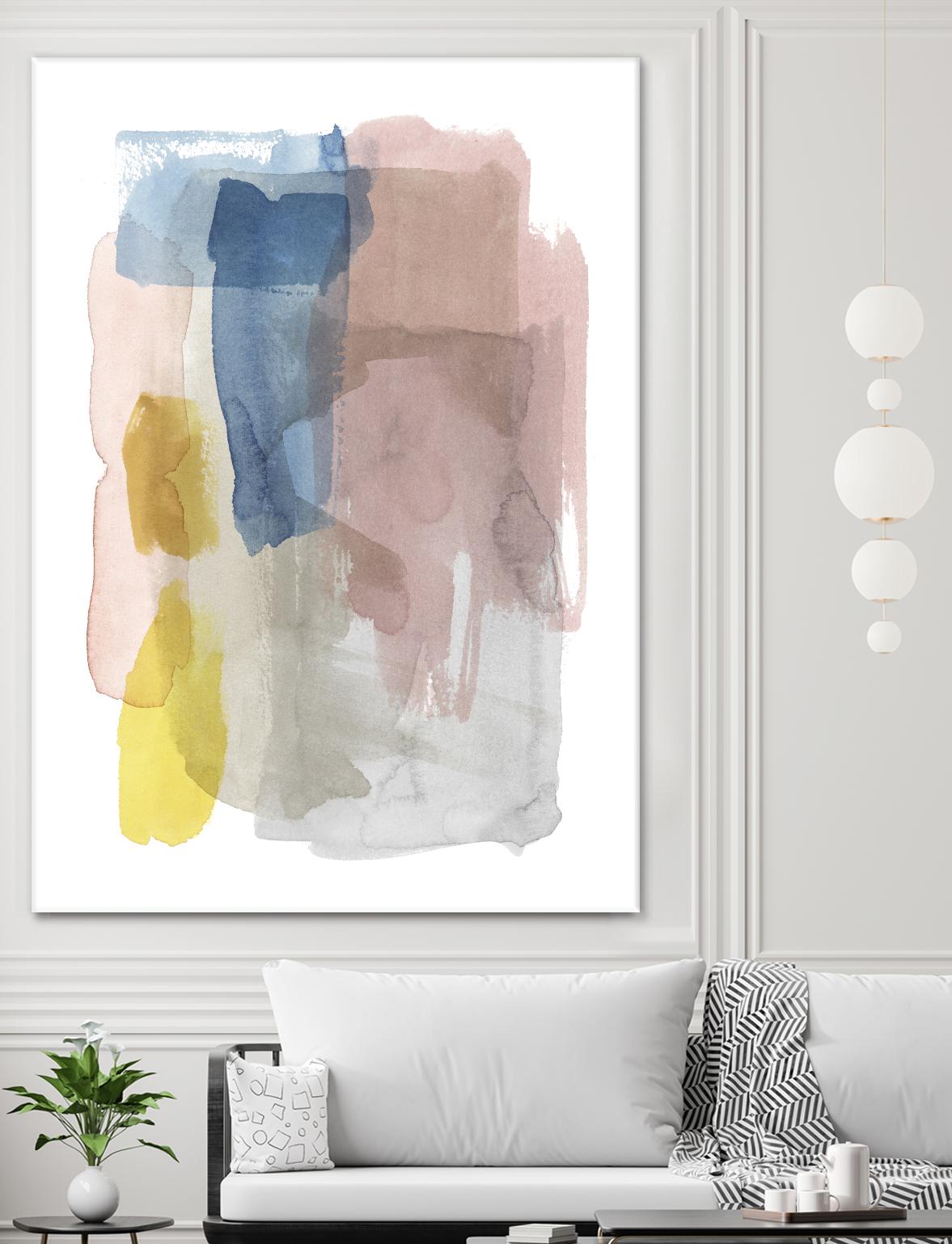 Puddle Pastel I by Grace Popp on GIANT ART - pastels abstract