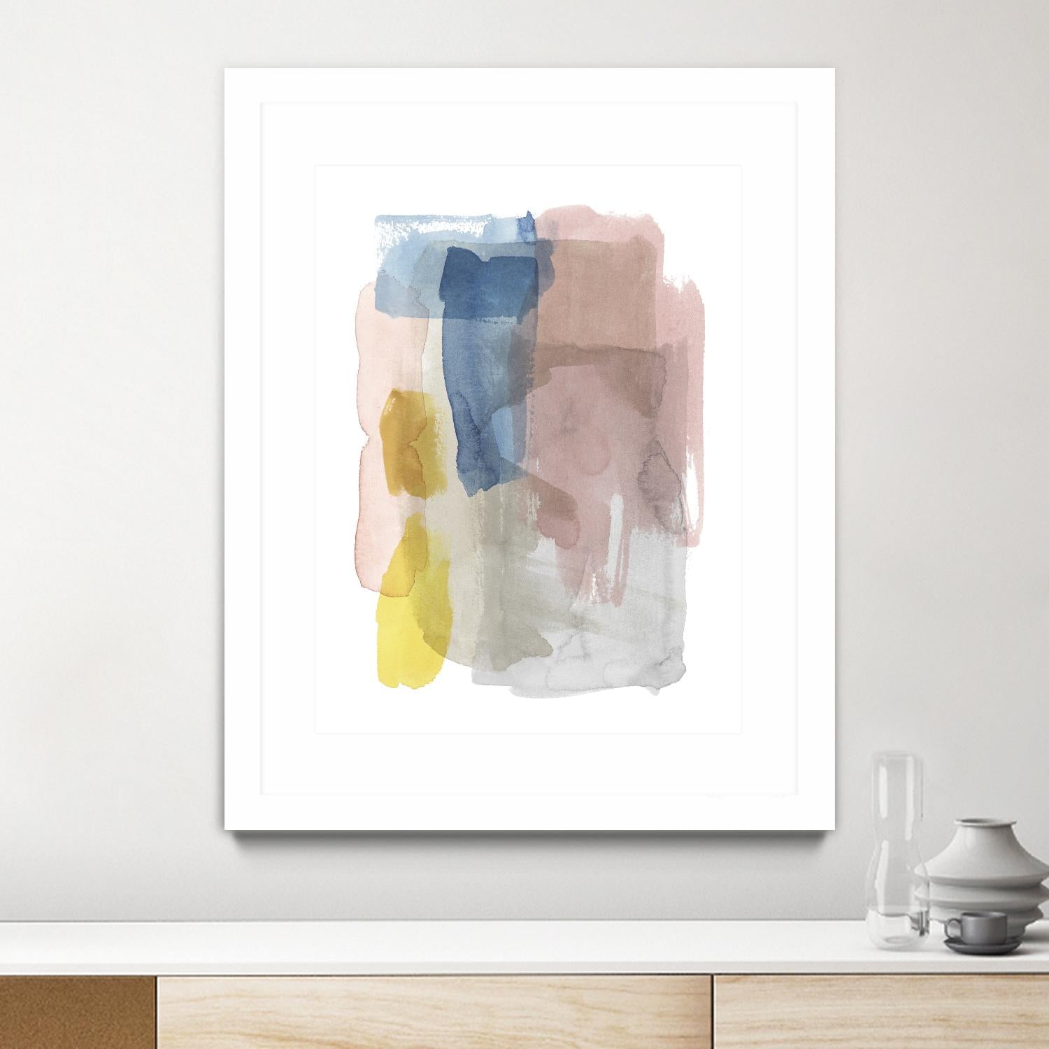 Puddle Pastel I by Grace Popp on GIANT ART - pastels abstract