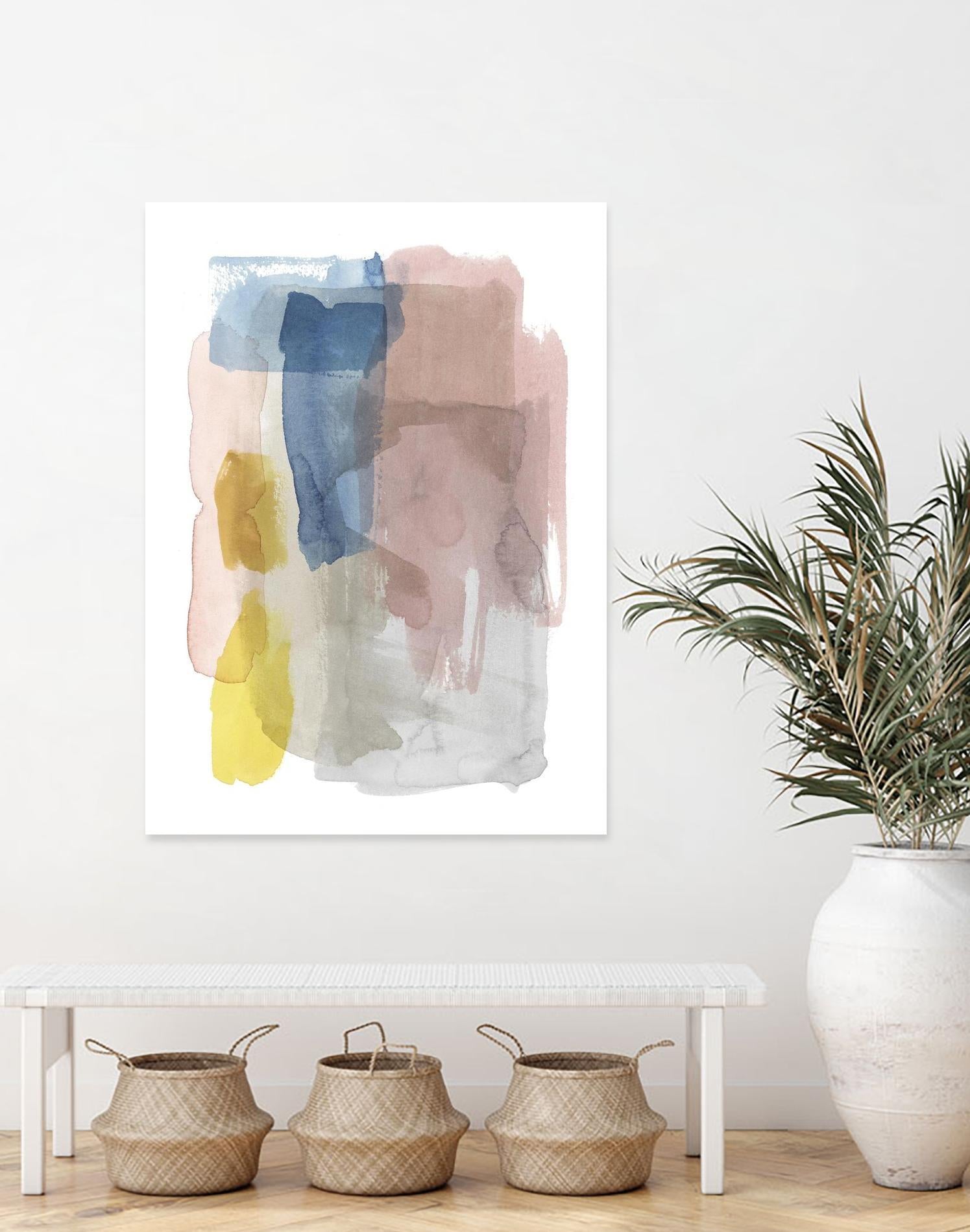 Puddle Pastel I by Grace Popp on GIANT ART - pastels abstract