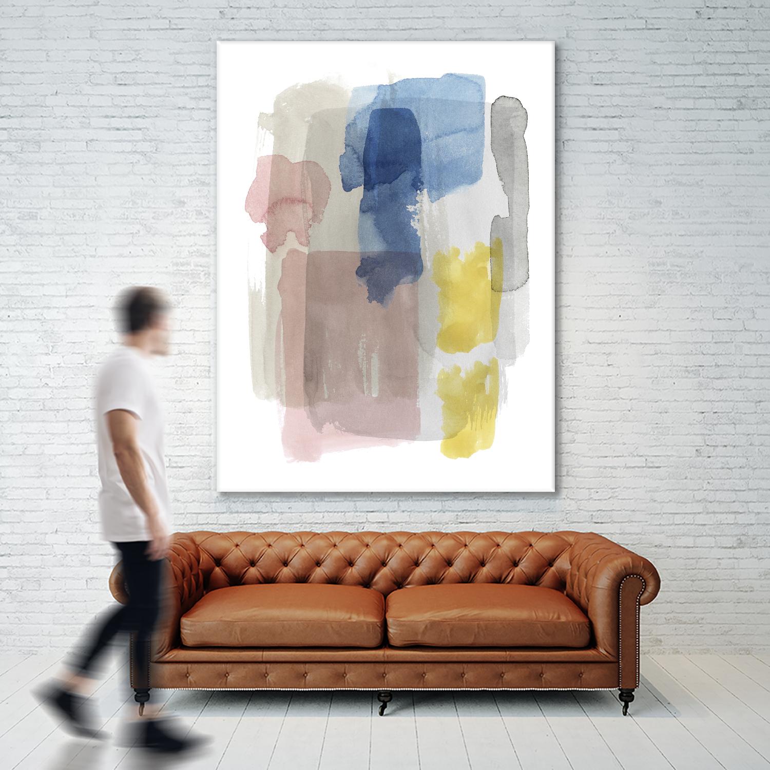 Puddle Pastel II by Grace Popp on GIANT ART - pastels abstract