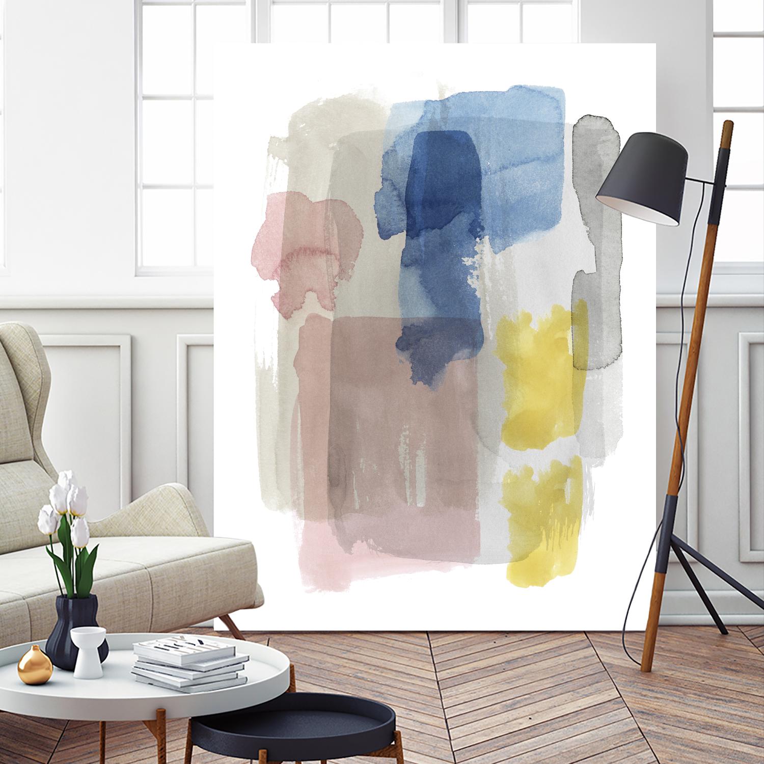 Puddle Pastel II by Grace Popp on GIANT ART - pastels abstract