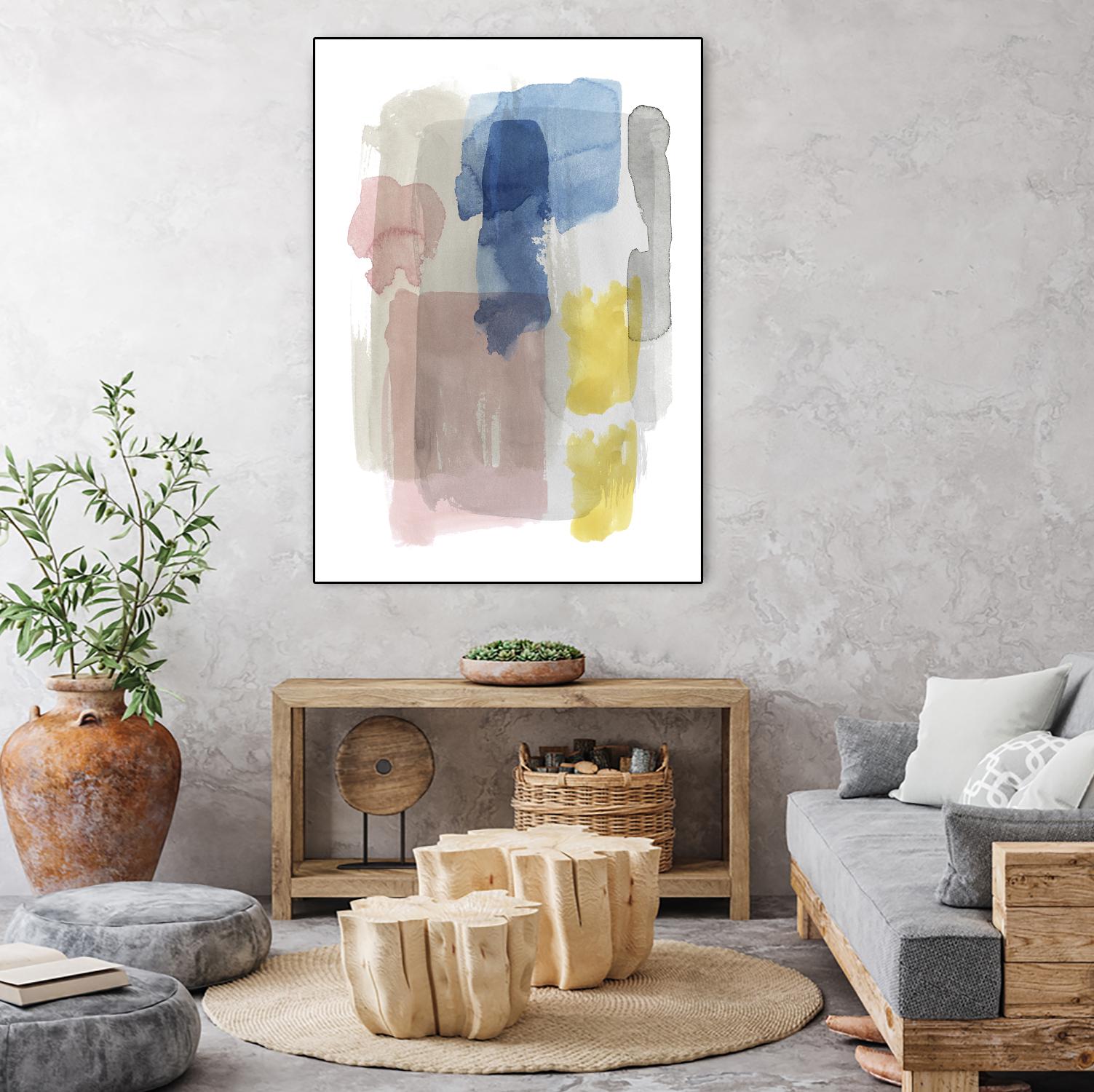 Puddle Pastel II by Grace Popp on GIANT ART - pastels abstract