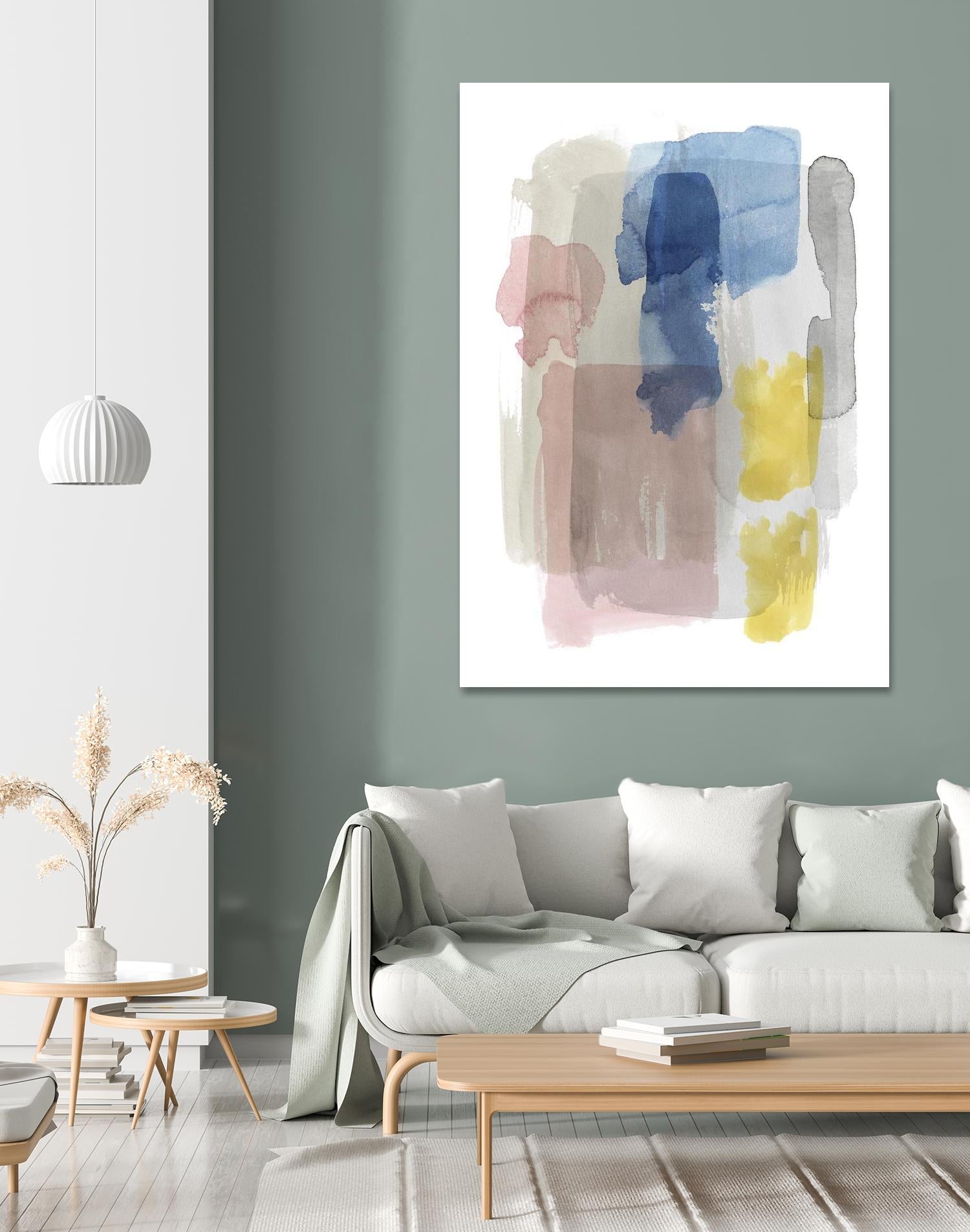 Puddle Pastel II by Grace Popp on GIANT ART - pastels abstract