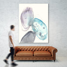 Orb Connection II by Jennifer Goldberger on GIANT ART - blue abstract