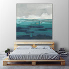 Sea Foam Vista I by June Erica Vess on GIANT ART - green sea scene