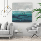 Sea Foam Vista I by June Erica Vess on GIANT ART - green sea scene