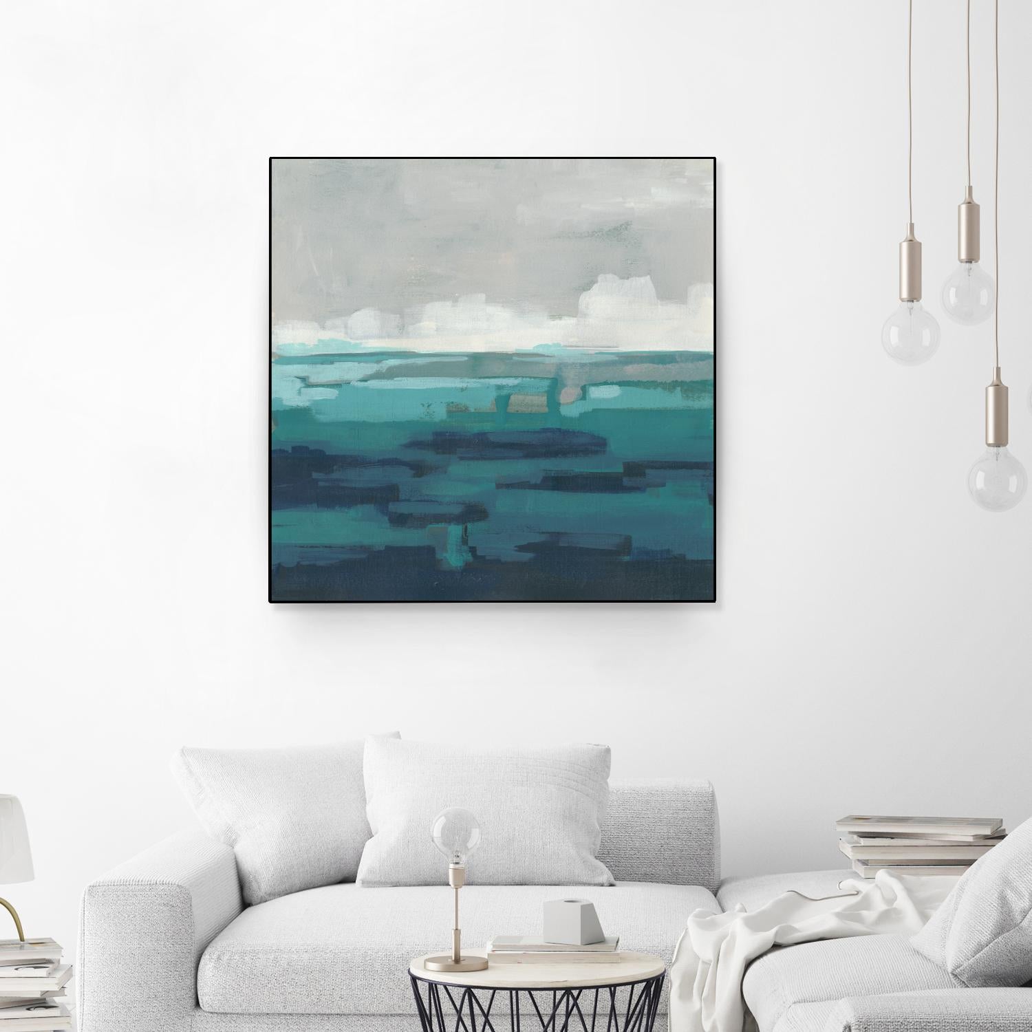 Sea Foam Vista I by June Erica Vess on GIANT ART - green sea scene