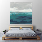 Sea Foam Vista II by June Erica Vess on GIANT ART - green sea scene